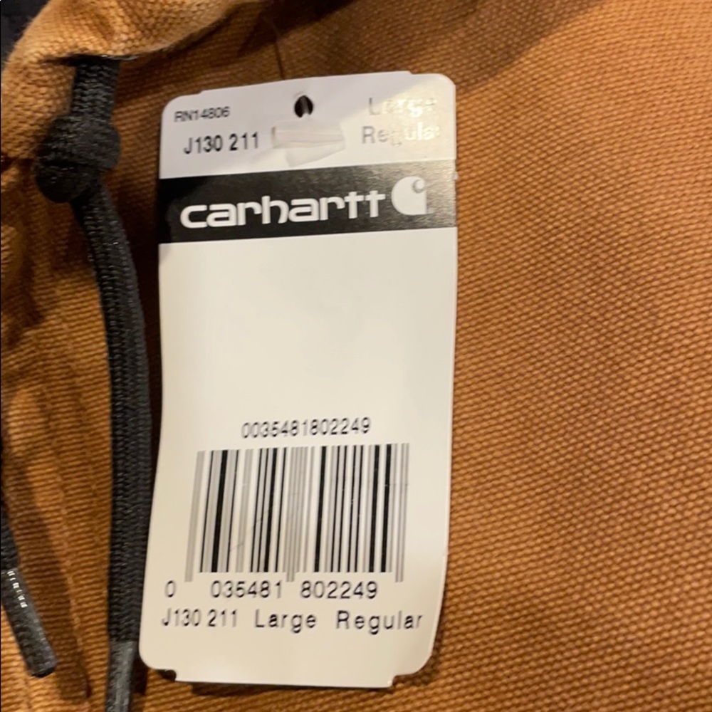 Carhartt washed duck insulated active jacket